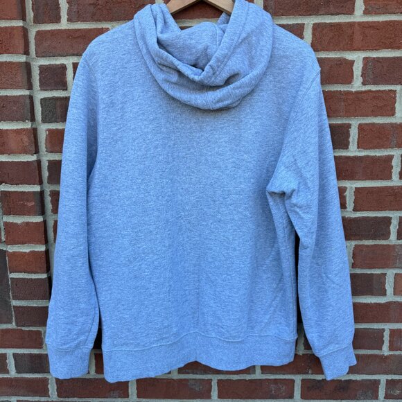 The North Face Half Dome Pullover Hoodie Mens Large Gray Kangaroo Pocket Logo - Picture 2 of 11